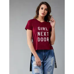 The Roadster Lifestyle Co Typography Printed Pure Cotton Round Neck Tshirt-picture-36