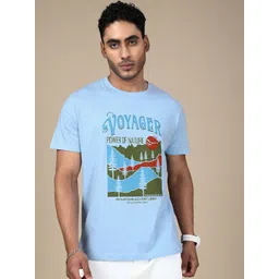 The Roadster Lifestyle Co Typography Printed Round Neck Pure Cotton T-Shirt-picture-28