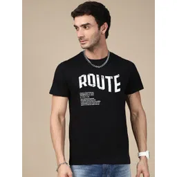 The Roadster Lifestyle Co. Typography Printed Round Neck Pure Cotton T-Shirt-picture-35