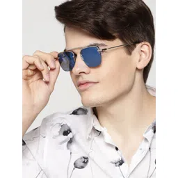 The Roadster Lifestyle Co Unisex Mirrored Square Sunglasses MFB-PN-PS-T9487-picture-27