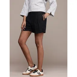 The Roadster Lifestyle Co. Women High-Rise Shorts-picture-35