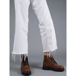 The Roadster Lifestyle Co Women Round Toe Zip Winter Boots-picture-30