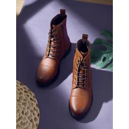 The Roadster Lifestyle Co Women Textured Ankle Length Versatile Boot-picture-39