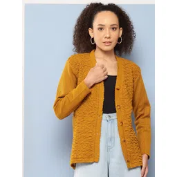 The Roadster Lifestyle Co Women Woollen Longline Cardigan-picture-21