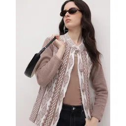 The Roadster Lifestyle Co. Women Woollen Longline Cardigan-picture-20