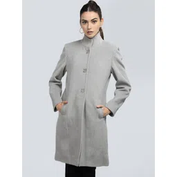 The Roadster Lifestyle Co Women Woollen Single-Breasted Overcoat-picture-38