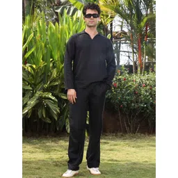 ROAR FOR GOOD Men Patchwork Pastels Kurta image 2