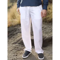 ROAR FOR GOOD Men Relaxed Fit Hemp Trousers With Side Pocket-picture-21