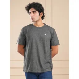 ROAR FOR GOOD Men Solid Round Neck Organic Cotton T-shirt-picture-17