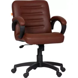Roarwood Brown Medium Back General Office Chair RW018-picture-23