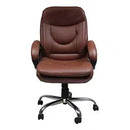 Roarwood High Back Brown Office Chair With Extra Cushion RW040-picture-16