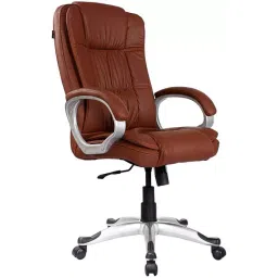 Roarwood High Back Tan Leatherette Premium Ergonomic Chair RW010-picture-19