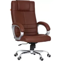 Roarwood High Back Tan Revolving Executive Office Chair RW027-picture-23