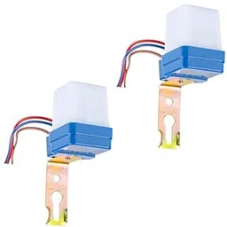 ROBOWAY 220 V Auto Day Night Sensor Switch,Photoswitch LDR Sensor Switch (6 A) for Photo Control Sensor Automatic Street Light Lighting Switch Photocell Photoswitch, Pack of 2-picture-15