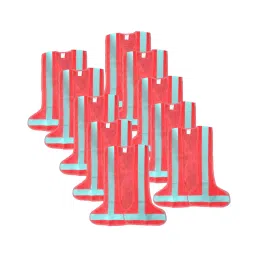 Robustt RB-R-JACKET-ORANGE-VELCRO-HARNESS-50 Reflective Safety Jacket (Pack of 50)-picture-41