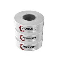 Robustt RB-RETRO-REF-TAPE-WHITE-10 50mm x 42mtr Reflective Tape (Pack of 10)-picture-33