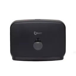 Robustt Wall Mounted V/N/M Fold Paper Hand Paper Towel Dispenser Black, ZY-A07 (Pack of 10)-image-1