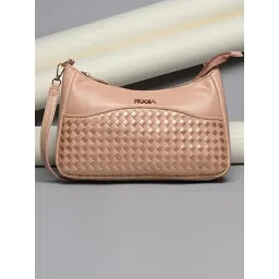 Rocia Black PU Solid Shoulder Handbag For Women-picture-30