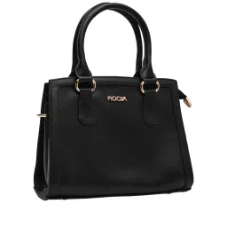 ROCIA By Regal Black Women Solid Handbag image 4