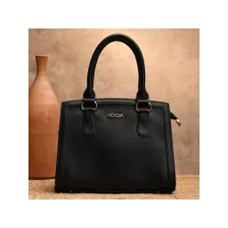 ROCIA By Regal Black Women Solid Handbag-image-7
