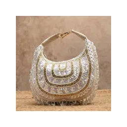 ROCIA By Regal Cream Women Hand Embroidered Handbag-picture-40