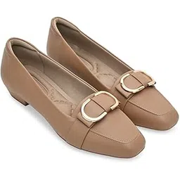 rocia by Regal Women Square Toe Buckled Work Wear Pumps-picture-30