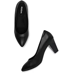 rocia by Regal Women Stacking Heel Pumps-picture-23