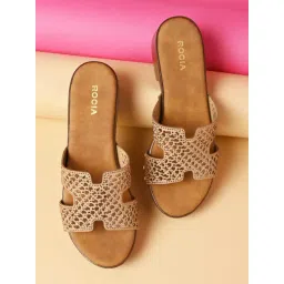 Rocia by Regal Women's Beige Casual Sandals-picture-11