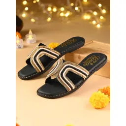 Rocia by Regal Women's Black Casual Sandals-picture-12