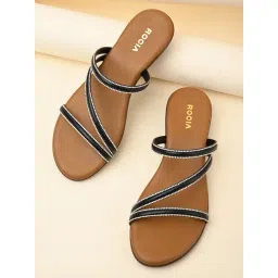 Rocia by Regal Women's Black Casual Wedges-picture-33