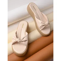 Rocia by Regal Women's Cream Casual Wedges-picture-22