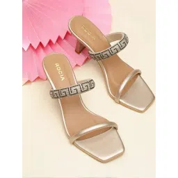 Rocia by Regal Women's Gold Casual Sandals-picture-22