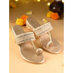 Rocia by Regal Women's Gold Toe Ring Wedges-picture-40