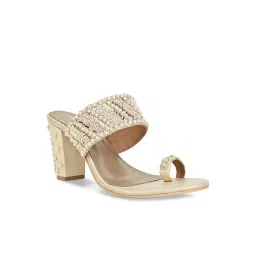 Rocia by Regal Women's Golden Toe Ring Sandals-picture-34