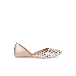 Rocia by Regal Women's Rose Gold Ethnic Juttis-picture-14