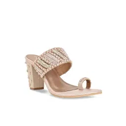 Rocia by Regal Women's Rose Gold Toe Ring Sandals-picture-31