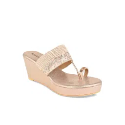 Rocia by Regal Women's Rose Gold Toe Ring Wedges-picture-22