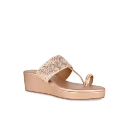Rocia by Regal Women's Rose Gold Toe Ring Wedges-picture-24