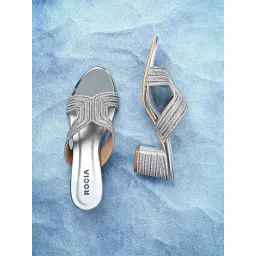 Rocia by Regal Women's Silver Casual Sandals-picture-36