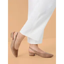 Rocia by Regal Women's Taupe Back Strap Sandals-picture-42