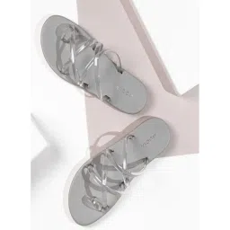 Rocia by Regal Women's White Toe Ring Sandals-picture-47