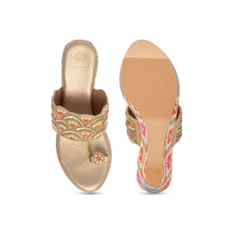 Rocia Ethnic Wedge Sandals image 2