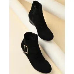 Rocia Women Casual Black Boot-picture-11