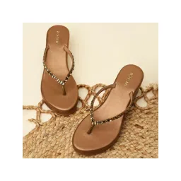 ROCIA Women Copper Diamond Wedges Heels-picture-10