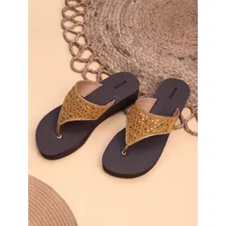 Rocia Women Embellished Wedge Sandals With Beaded-picture-40