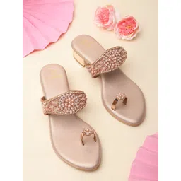 Rocia Women Ethnic Open Toe Block Sandals-picture-22