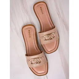 Rocia Women Open Toe Flats with Buckles-picture-40