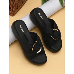 Rocia Women Open Toe Platform Sandals With Buckled Design-picture-25