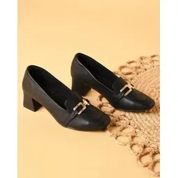 rocia Women Square-Toe Pumps with Metal Accent-picture-15