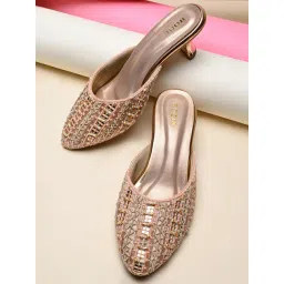 Rocia Women Wedding Rose Gold Shoe Slip-On-picture-23